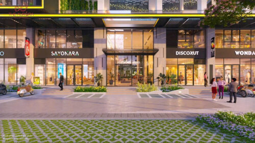 Shophouse căn góc dự án Aurora phong cách thiết kế kiến trúc mới hiện đại 2.0