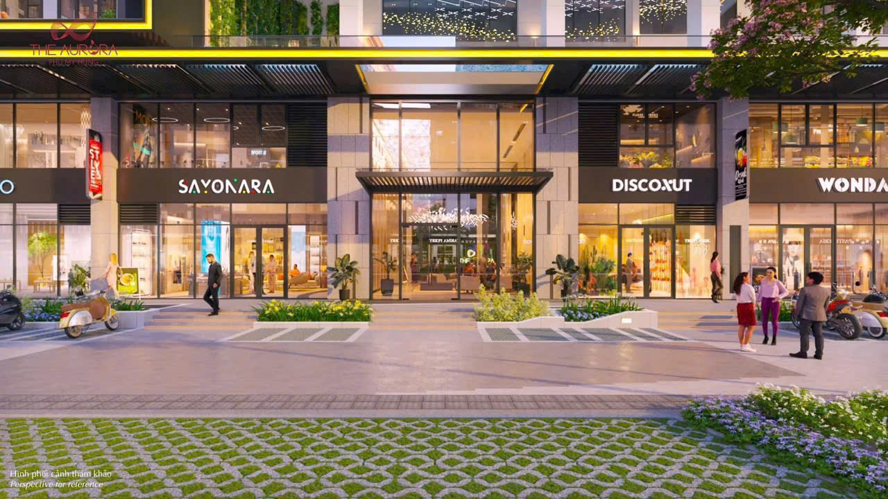 Shophouse căn góc dự án Aurora phong cách thiết kế kiến trúc mới hiện đại 2.0
