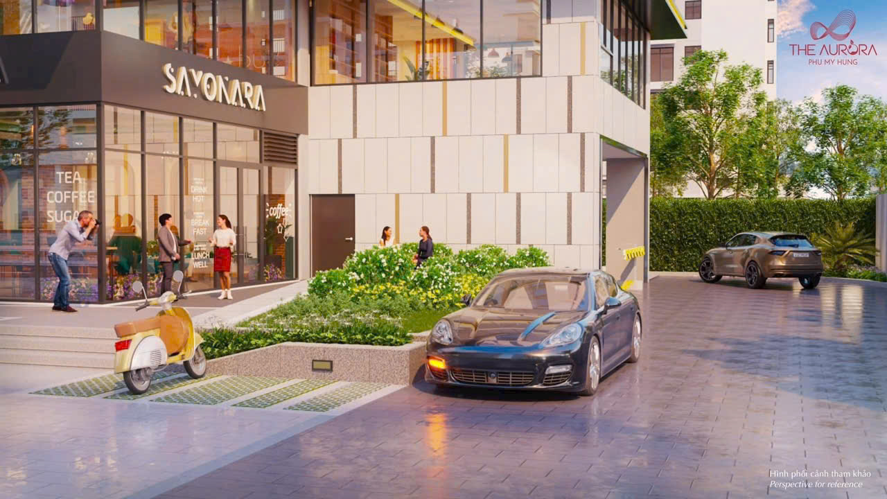 Shophouse căn góc dự án Aurora phong cách thiết kế kiến trúc mới hiện đại 2.0