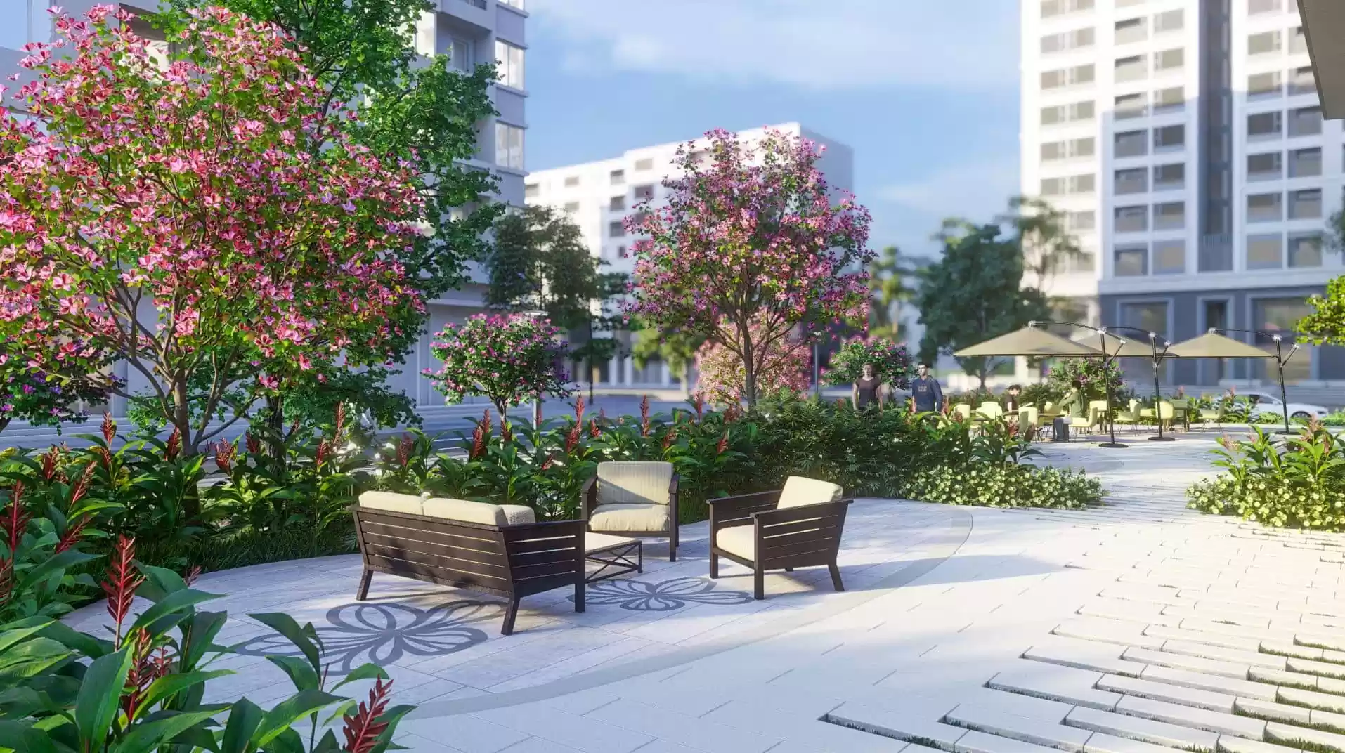 Không gian mở tại dự án The Aristo Phú Mỹ Hưng