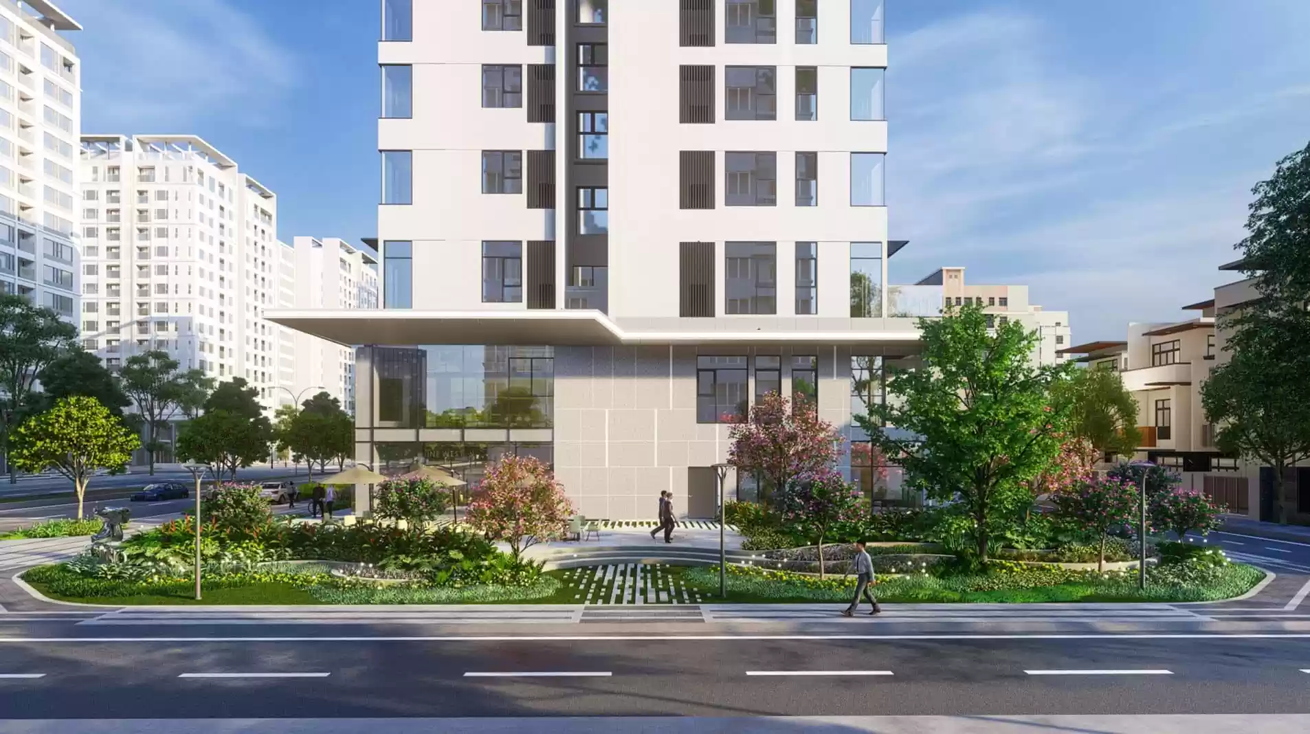 Phối cảnh bên hông dự án The Aristo Phú Mỹ Hưng