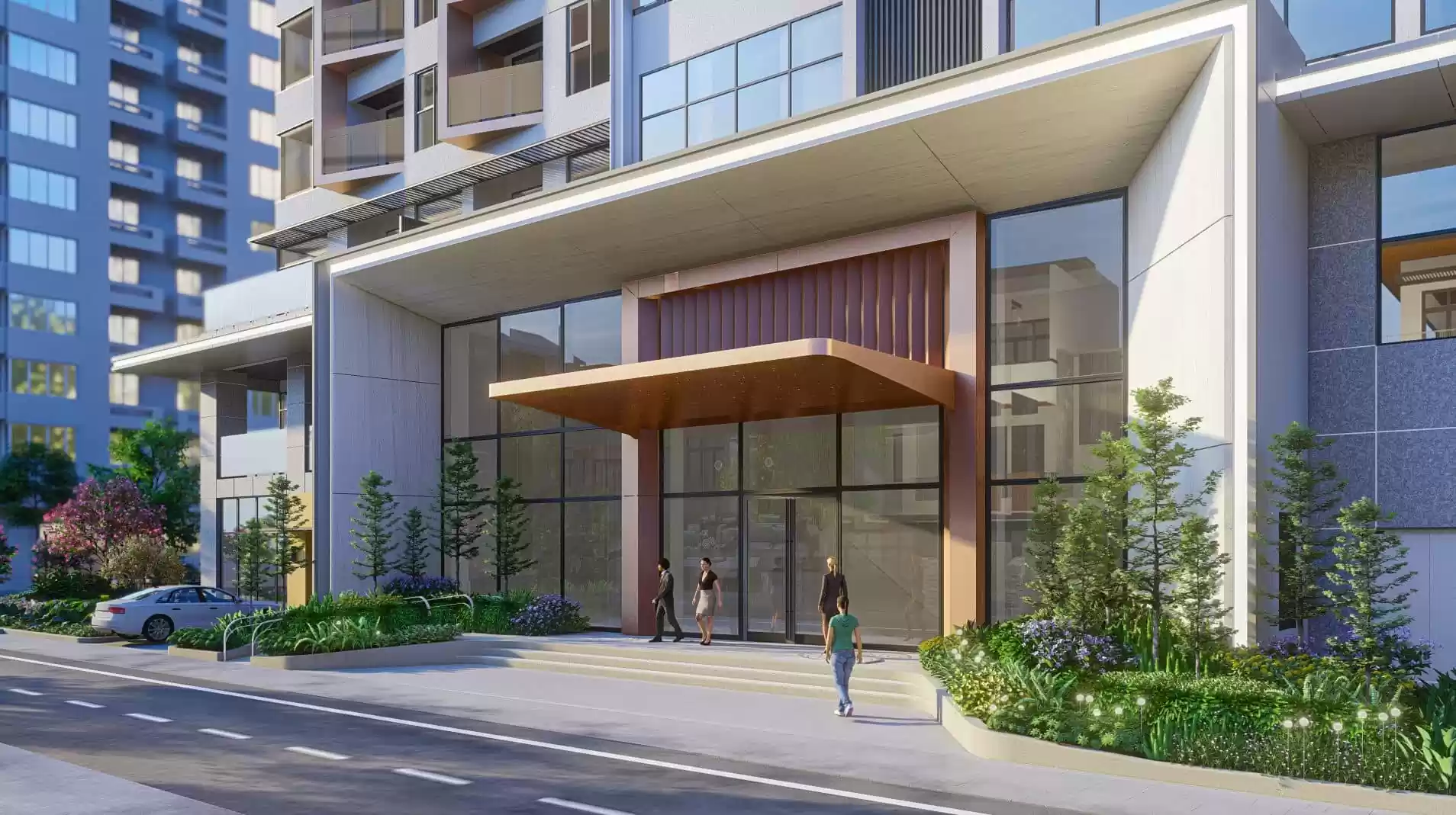 Sảnh lobby 5 sao tại dự án The Aristo Phú Mỹ Hưng