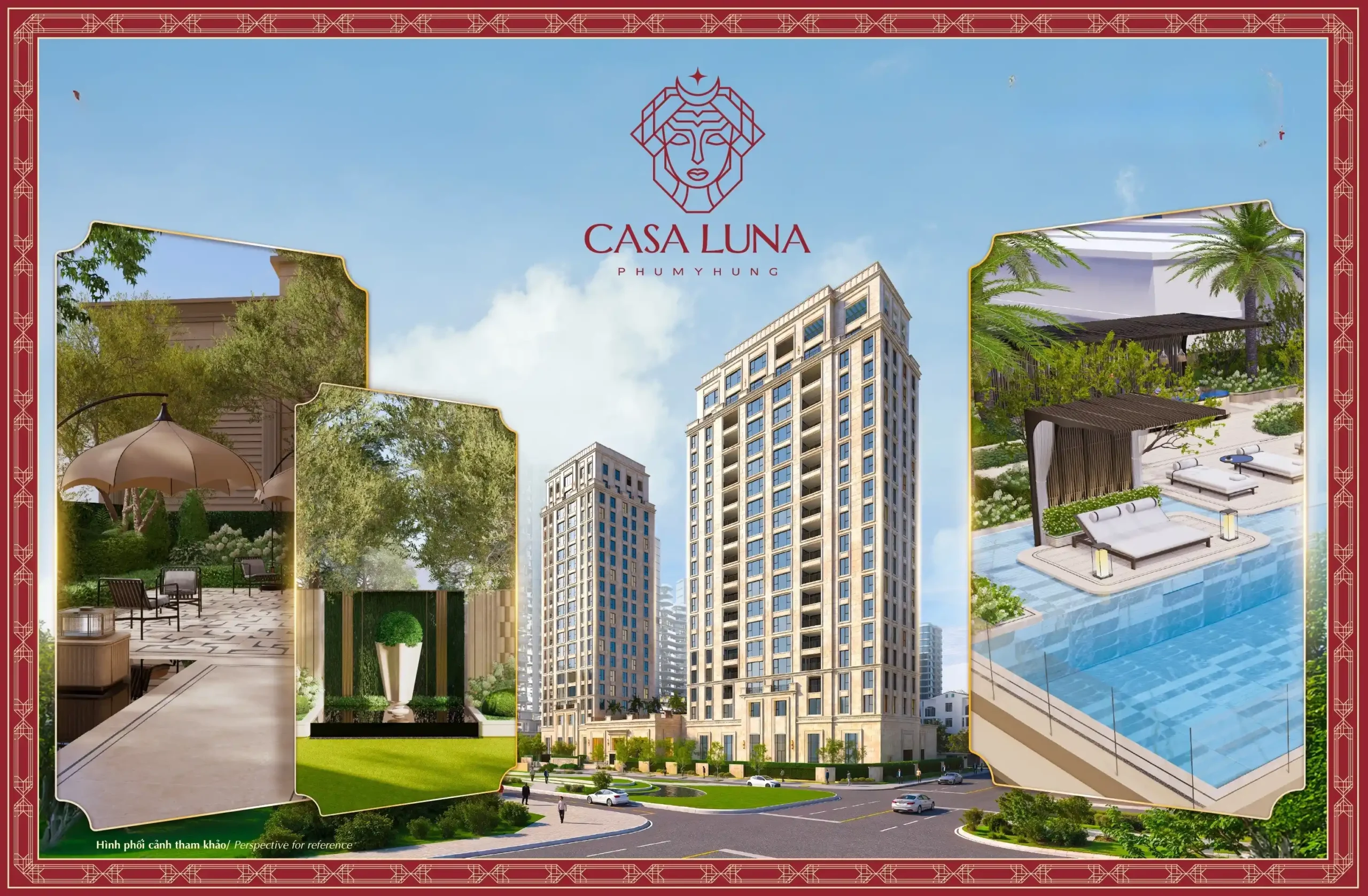 Dự án Sky Villa Casa Luna Phú Mỹ Hưng Hồ Bán Nguyệt Quận 7