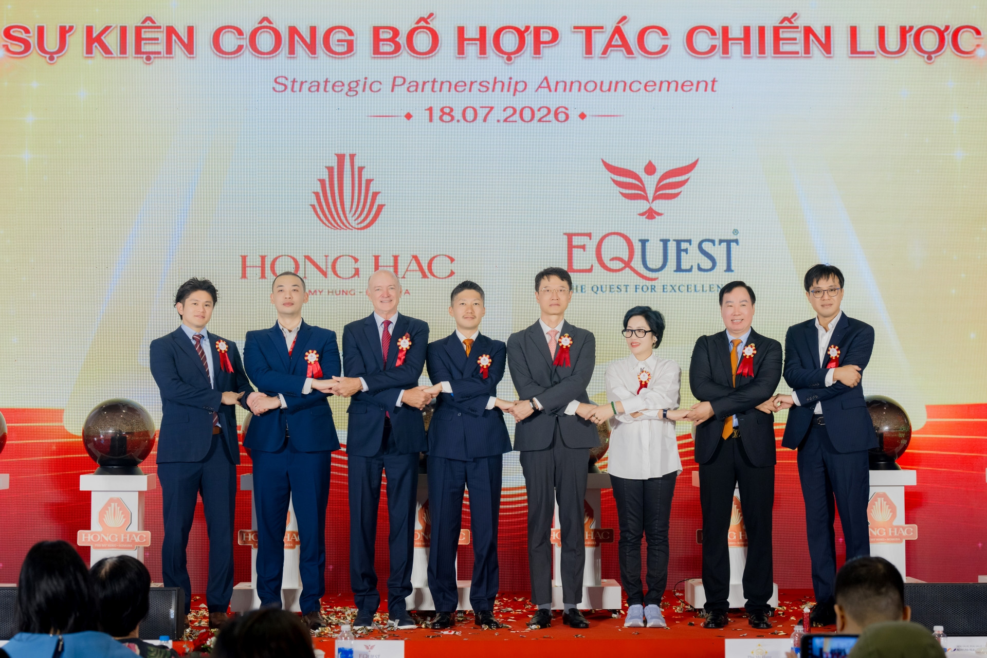 Lễ ký kết hợp tác chiến lược giữa Hồng Hạc City và EQuest