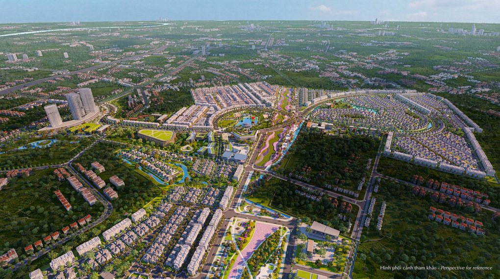 Phối cảnh tổng thể dự án Hồng Hạc City