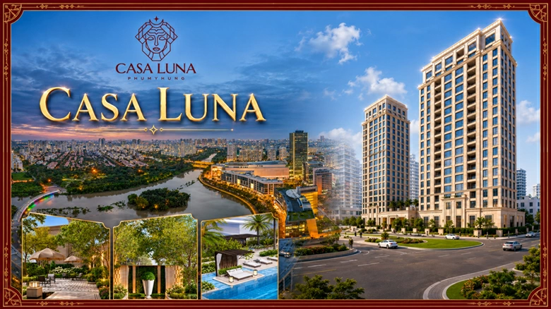 Vị trí Casa Luna tại khu Kênh Đào Phú Mỹ Hưng