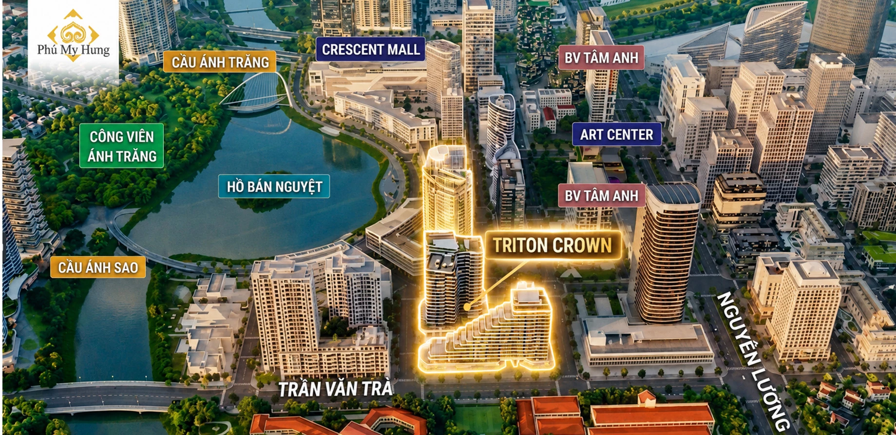 Thiết kế kiến trúc Triton Crown lấy cảm hứng du thuyền
