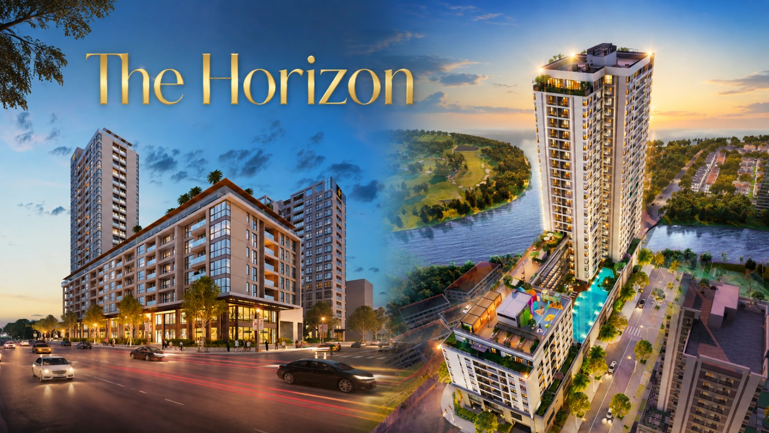 The Horizon Phú Mỹ Hưng tọa lạc tại lô CR8-3, mặt tiền đường Trần Văn Trà, khu Hồ Bán Nguyệt