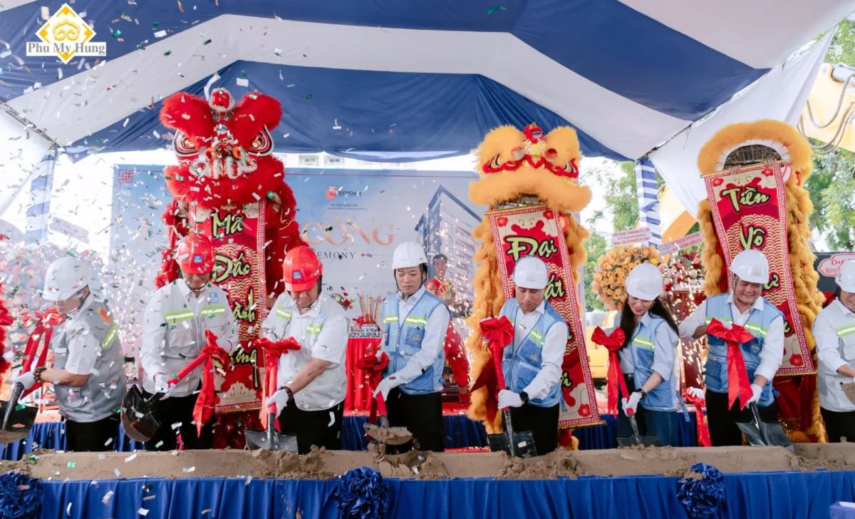 The Aristo sở hữu mặt tiền đại lộ Nguyễn Lương Bằng, trục kết nối chính của khu đô thị Phú Mỹ Hưng